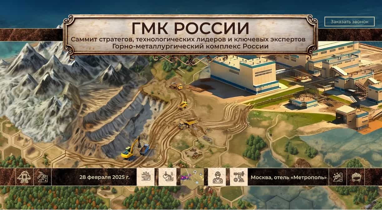 В Москве состоится саммит лидеров горно-металлургического комплекса России