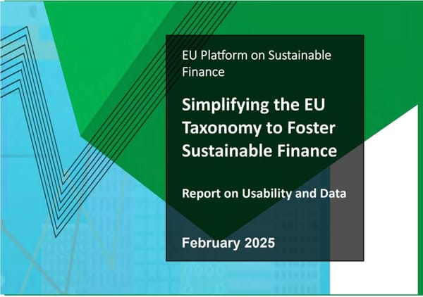 Упрощение таксономии ЕС: новые подходы к устойчивому финансированию?