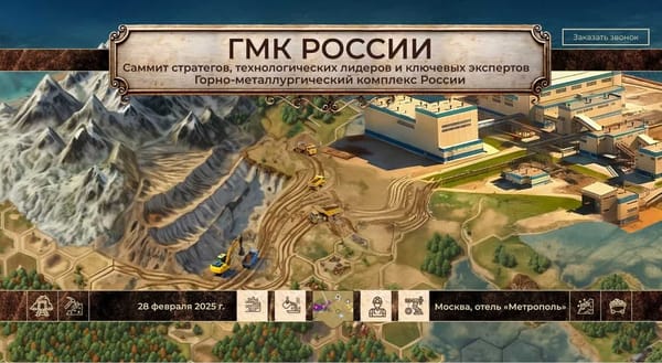 В Москве состоится саммит лидеров горно-металлургического комплекса России