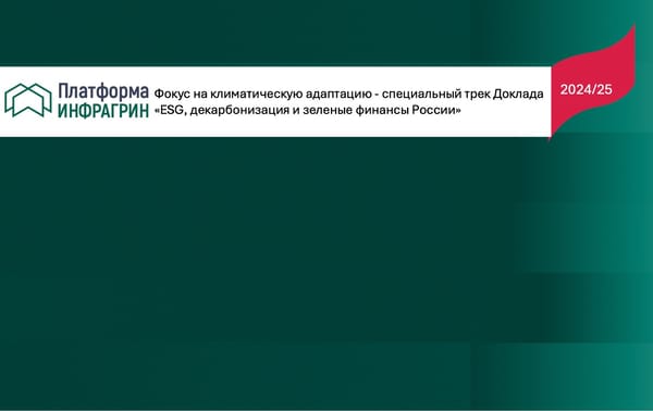 Фокус на адаптацию... но углеродную нейтральность никто не отменял