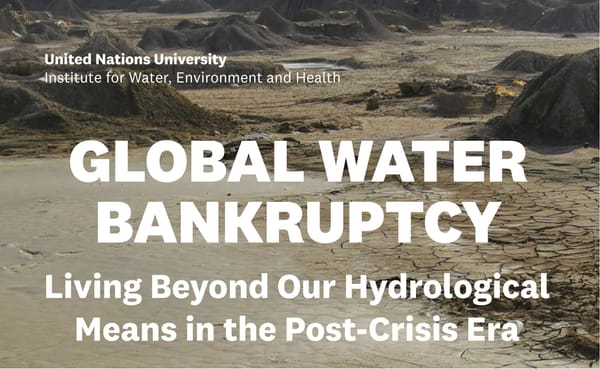 После точки невозврата: ООН объявляет о глобальном водном банкротстве